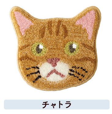 ネコ好きに嬉しいネコカオマット(13種類)【メーカー直送品】 【お届けまで1-2週間】【北海道・沖縄離島は配送料別途】