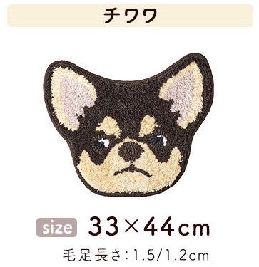 イヌ好きに嬉しいイヌカオマット シリーズ1 (12種類)