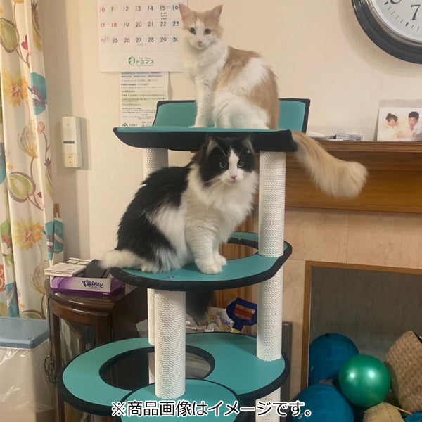 THI THI PET ティティペット キャットタワー Cielo(シエロ) 麻縄ポール ビニロンポール