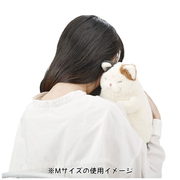 ねこ肯定感 抱きまくら Mサイズ /Lサイズ みけねこのさんま はちわれのかつお くろねこのまぐろ 枕 猫 ネコ 癒し ふわふわ