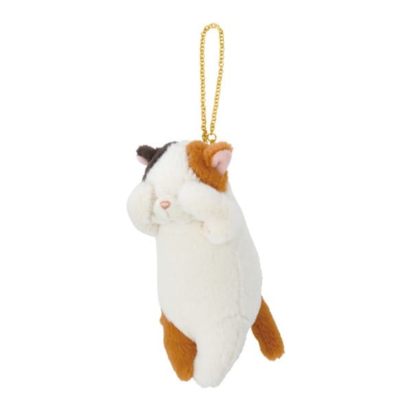 くびねっこ コリールマスコット ミケネコ トラネコ クロネコ スミネコ キーホルダー ふわふわ
