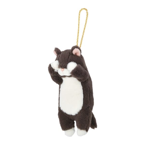 くびねっこ コリールマスコット ミケネコ トラネコ クロネコ スミネコ キーホルダー ふわふわ