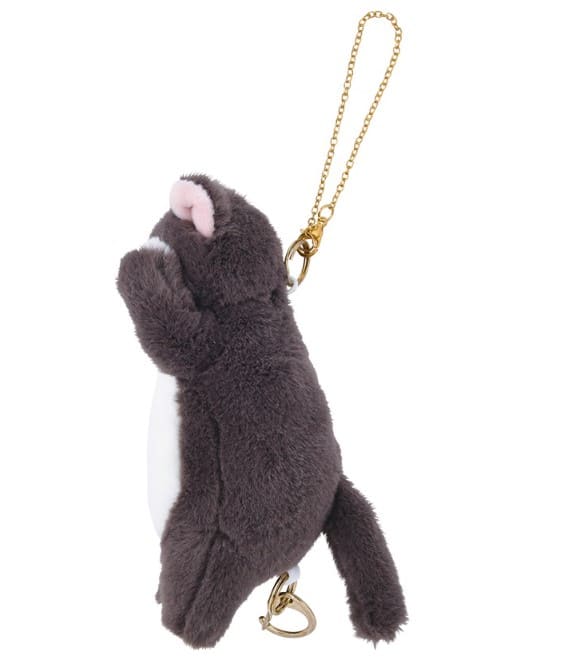 くびねっこ コリールマスコット ミケネコ トラネコ クロネコ スミネコ キーホルダー ふわふわ