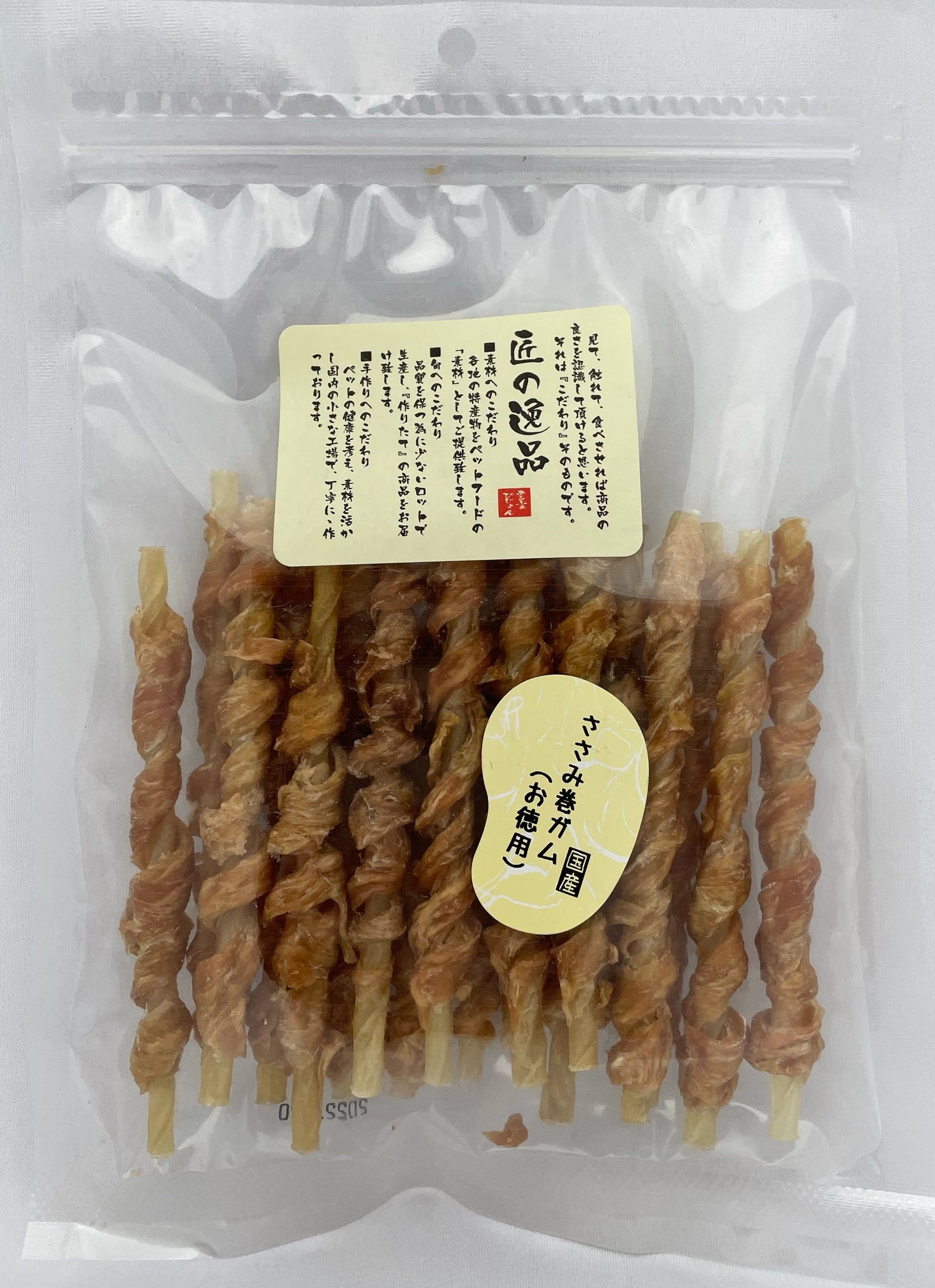 匠の逸品 ささみ巻きガム お徳用 18本