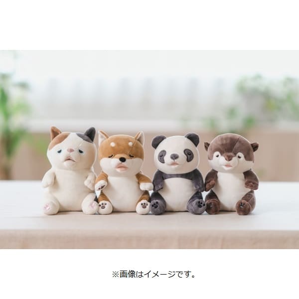 甘噛みハムハム 91011 柴犬のコタロウ/ミケネコのゆず 91012 カワウソのくるり/パンダのリンリン ぬいぐるみ 抱きまくら ねむねむず