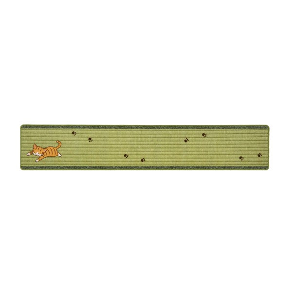 プラン堂 XE-1277 ロングキッチンマットごろにゃんこ 約45×240cm