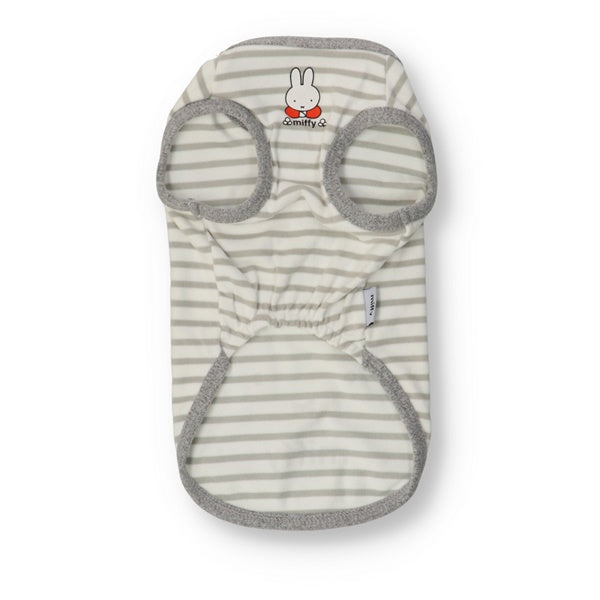 miffy ボーダーパウダーT ホワイト