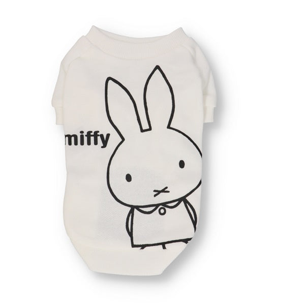 miffy ミッフィーBIGフェイストレーナー ホワイト ブラック