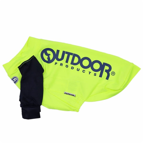 OUTDOOR PRODUCTS 「OUTDOORラッシュガード長袖T」 イエロー ピンク