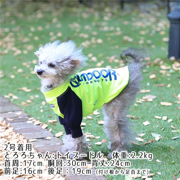 OUTDOOR PRODUCTS 「OUTDOORラッシュガード長袖T」 イエロー ピンク