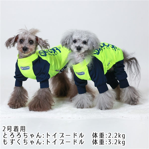 OUTDOOR PRODUCTS 「OUTDOORラッシュガード長袖ロンパース」 イエロー ピンク