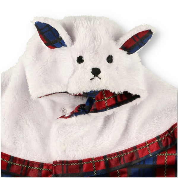 pipi ダメになっちゃう着る毛布 うさぎ ホワイト S / M / L