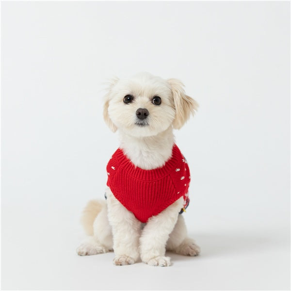SNOOPY スヌーピーノルディックニット