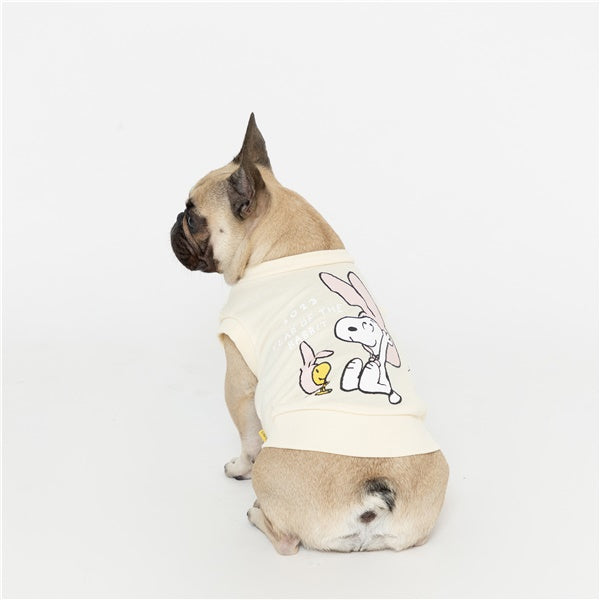 SNOOPY スヌーピーラビットトレーナー イエロー