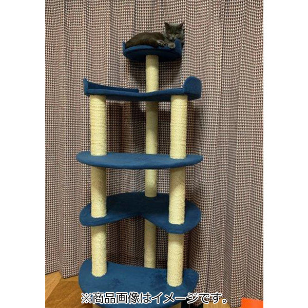 THI THI PET ティティペット キャットタワー Luna(ルーナ) 麻縄ポール ビニロンポール