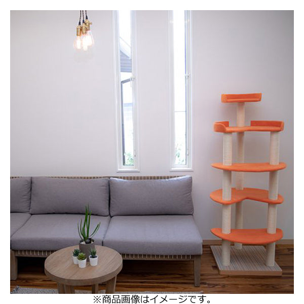 THI THI PET ティティペット キャットタワー Luna(ルーナ) 麻縄ポール ビニロンポール