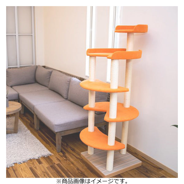 THI THI PET ティティペット キャットタワー Luna(ルーナ) 麻縄ポール ビニロンポール