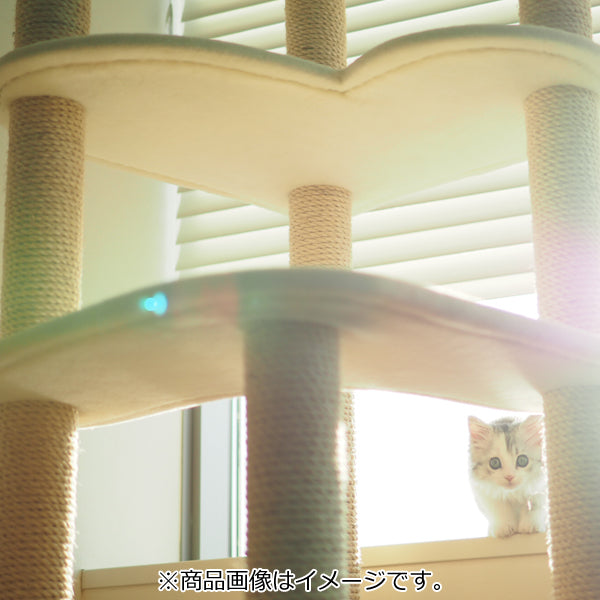 THI THI PET ティティペット キャットタワー Marumi(マルミ) 麻縄ポール ビニロンポール