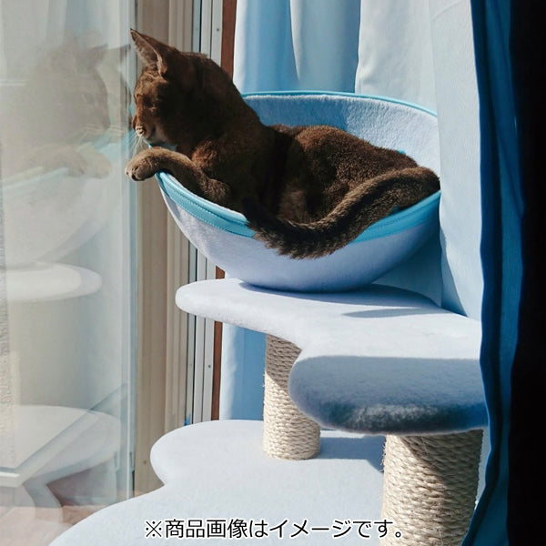 THI THI PET ティティペット キャットタワー Tumugi(ツムギ) 子猫 高齢猫 麻縄ポール ビニロンポール