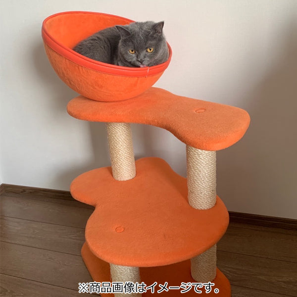 THI THI PET ティティペット キャットタワー Tumugi(ツムギ) 子猫 高齢猫 麻縄ポール ビニロンポール