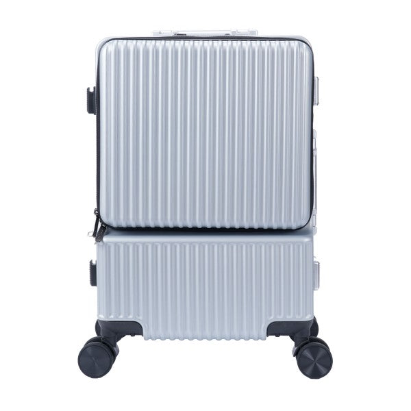 SH-PROSV Lishon Pro2 スーツケース38L機内 シルバー