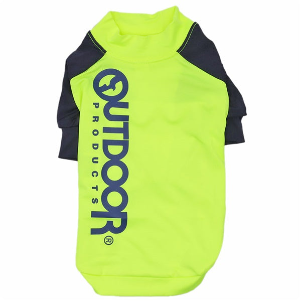 OUTDOOR PRODUCTS 「OUTDOORラッシュガード長袖T」 イエロー ピンク