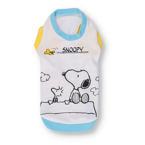 PEANUTS スヌーピーハウスメッシュタンク ピンク ブルー