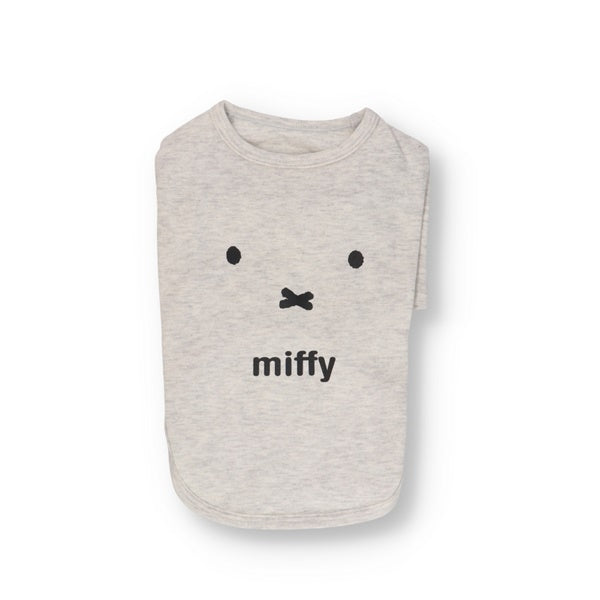 miffy ミッフィーフェイスT ピンク / ブラック /グレー /オフホワイト