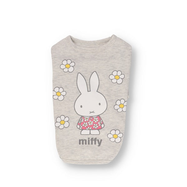 miffy ミッフィーフラワーT サックス / グレー