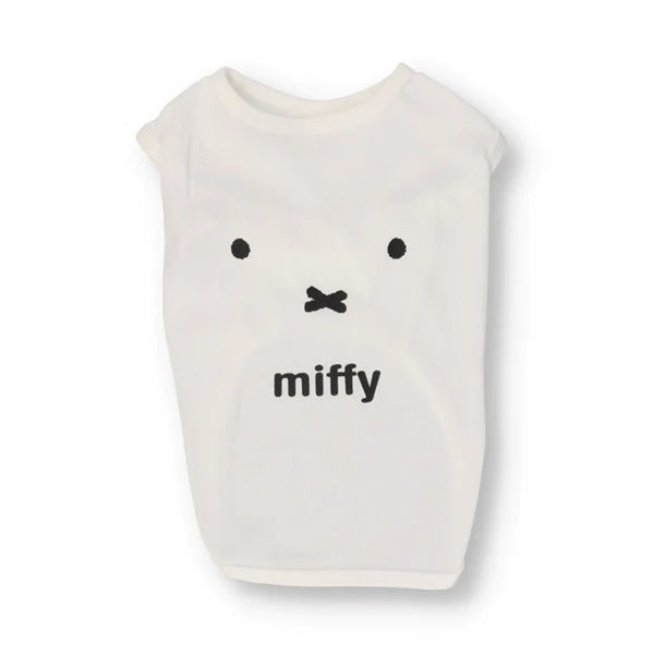 miffy ミッフィーメッシュフェイスT ブラック オフホワイト