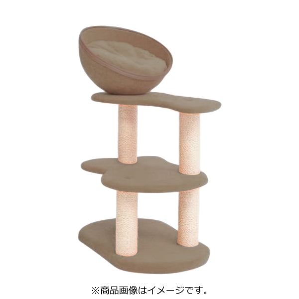 THI THI PET ティティペット キャットタワー Tumugi(ツムギ) 子猫 高齢猫 麻縄ポール ビニロンポール