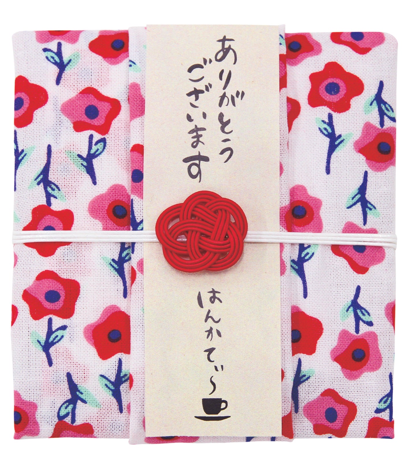 和布華 はんかてぃ～ 紅茶とハンカチのプチギフト お礼 退職 送別 お返し 結婚式 プレゼント ありがとうギフト