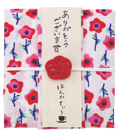和布華 はんかてぃ～ 紅茶とハンカチのプチギフト お礼 退職 送別 お返し 結婚式 プレゼント ありがとうギフト