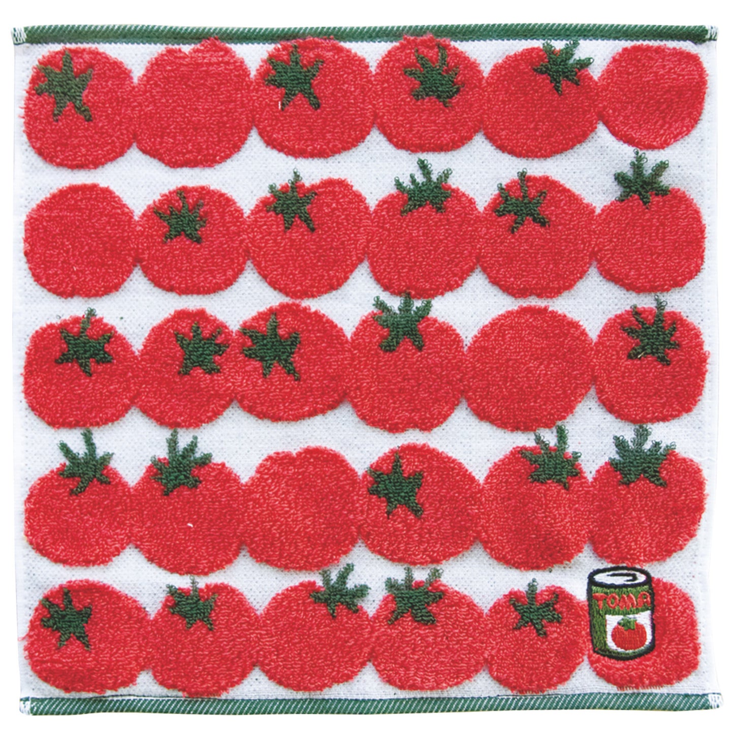 プレーリードッグ Meets GuuGuu 今治タオル ジャガードハンカチ 食べ物柄 綿100％ 日本製 23×23cm タオルハンカチ ミニタオル プチギフト