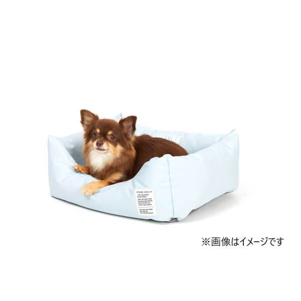 LIFELIKE ライフライク ミルアウトドアサマースクエアベッド 犬用ベッド ペットベッド スカイブルー 接触冷感 夏用 リバーシブル クッション取り外し