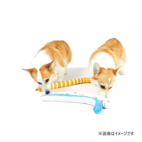 LIFELIKE ライフライク ロングチンアナゴトイ 犬用おもちゃ ドッグトイ ニシキ チン シンジュ ぬいぐるみ 笛入り シャカシャカ 噛むおもちゃ