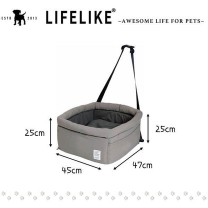 LIFELIKE ライフライク リップストップドライブベッド 犬用ドライブベッド ペットベッド 車載 ドライブボックス 飛び出し防止 リバーシブル 小型犬 中型犬