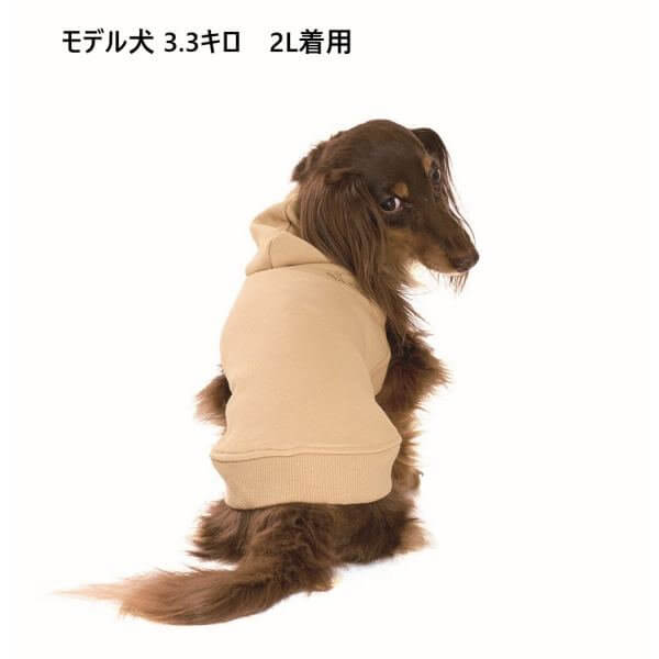 LIFELIKE ライフライク ベーシックロゴフーディー 犬服 ドッグウェア パーカー フード付き 秋冬 小型犬 中型犬 お散歩 おでかけ 131W02
