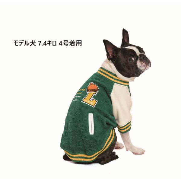 LIFELIKE ライフライク スタジャンライクプルオーバー グリーン 犬服 ドッグウェア スタジャン 秋冬 カジュアル お散歩 おでかけ 131W04
