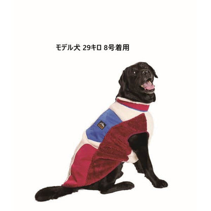 LIFELIKE ライフライク OUTDOORカラーブロックベスト 犬服 ドッグウェア ベスト ボアフリース 秋冬 あったか 防寒 背開き お散歩 131W10
