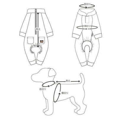 LIFELIKE ライフライク OUTDOORオルテガロンパース 犬服 ドッグウェア ロンパース ボアフリース 秋冬 あったか 防寒 お散歩 アウトドア 131W11