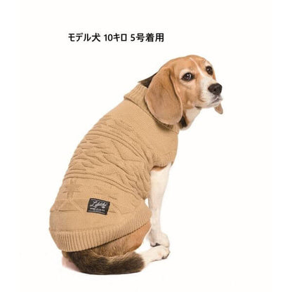 LIFELIKE ライフライク オルテガカウチン 犬服 ドッグウェア ニット セーター 秋冬 あったか 防寒 お散歩 おでかけ 131W12