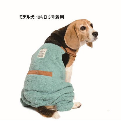LIFELIKE ライフライク ミルアウトドアボアサロペット 犬服 ドッグウェア サロペット オーバーオール ボア 秋冬 あったか お散歩 おでかけ 131W14