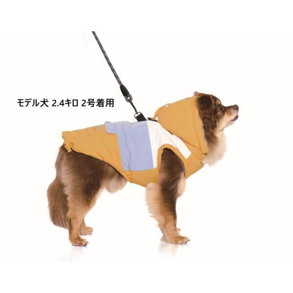 LIFELIKE ライフライク マルチカラーパデッドハーネス 犬服 ドッグウェア ハーネス 胴輪 ウェアハーネス 中綿 防寒 秋冬 フード付き お散歩 131W17