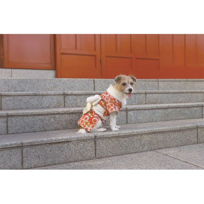 LIFELIKE ライフライク 花舞晴れ着 犬服 ドッグウェア 晴れ着 和装 着物風 お正月 七五三 結婚式 記念撮影 131W19