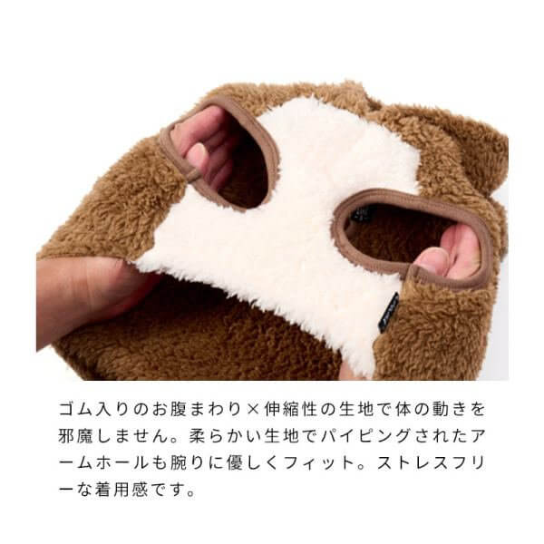 LIFELIKE ライフライク うまもこフーディー 犬服 ドッグウェア 馬 うま 干支 コスチューム フード付き お正月 年賀状 記念撮影 131W22