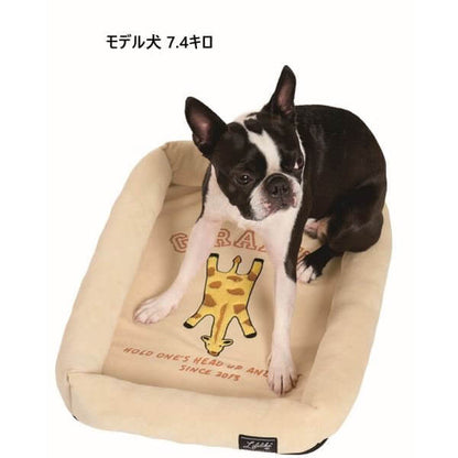 LIFELIKE ライフライク 寝そべりアニマルマットベッド 犬用ベッド 猫用ベッド ペットベッド マット クッション アニマル ふわふわ 秋冬 あったか 132W06