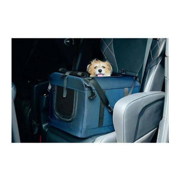 LIFELIKE ライフライク ドライブボックスキャリー 犬用キャリーバッグ ペットキャリー 車載 シートベルト固定 簡易ケージ ショルダー 旅行 防災 133R04