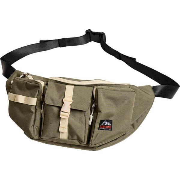 LIFELIKE ライフライク 2WAYマルチポケットバッグ 犬 お散歩バッグ ボディバッグ ウエストバッグ 多収納 消臭加工 ペットボトル アウトドア 133R05