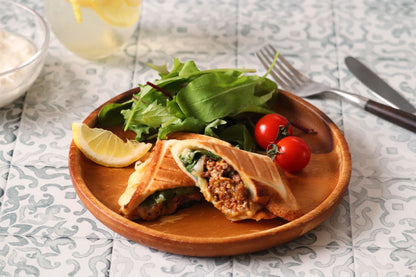 ハーフホットサンド　オレンジ/ピンク/ブルー/グリーン　お料理　サンドイッチ　朝食　ブランチ　ランチ　おやつ　お手軽　時短　レンジ調理　ギフト